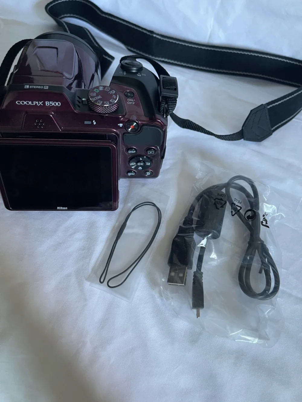 Nikon COOLPIX B500 Compact Camera in Purple